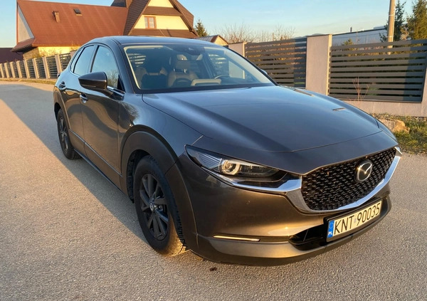 Mazda CX-30 cena 88000 przebieg: 37132, rok produkcji 2019 z Myślenice małe 67